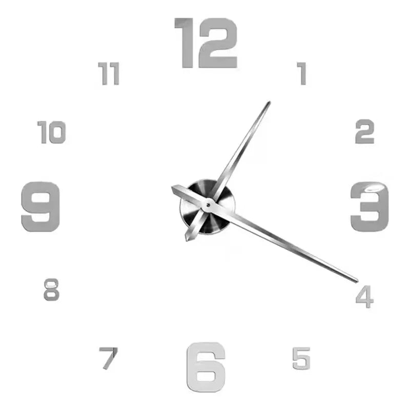 Large Wall Clock 3D DIY Quartz Clocks Fashion Watches