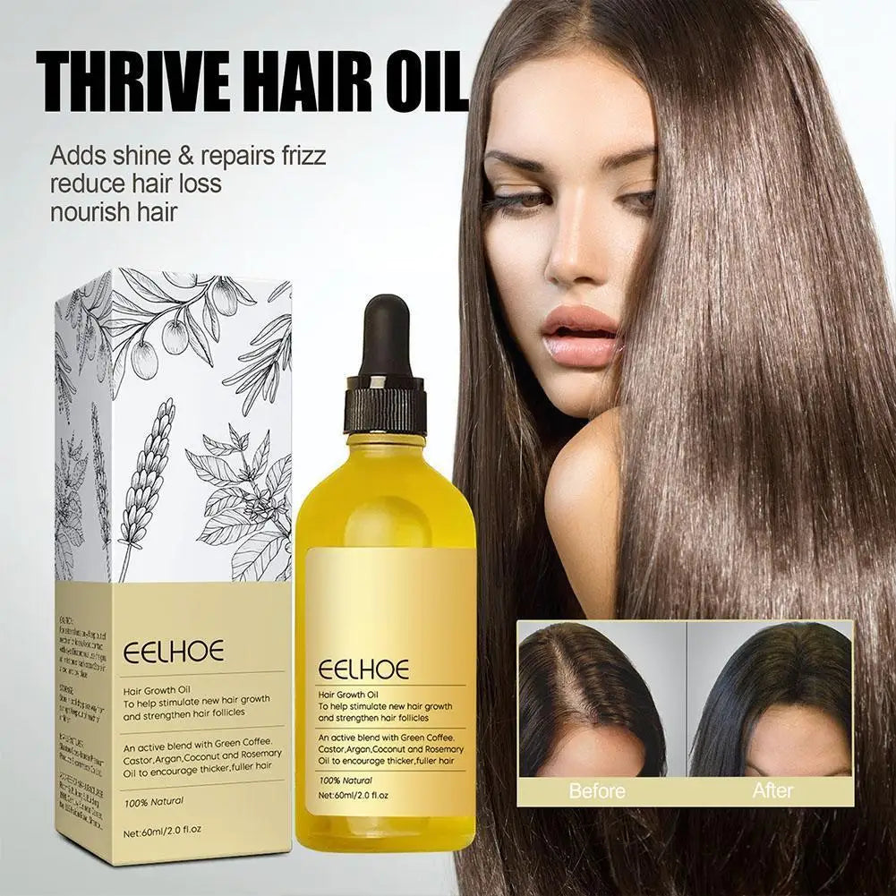 EELHOE Dense Hair Essential Oil Repairs Hair Damage Prevents Hair Loss Softens Nourishes Hair Nourishes Hair Essence Oil Health