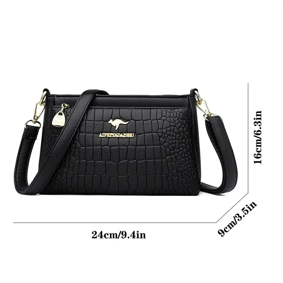 Luxury Designer Ladies Handbags High Quality Leather Shoulder Bags for Women 2023 Female Crossbody Bag Purses and Handbags Sac