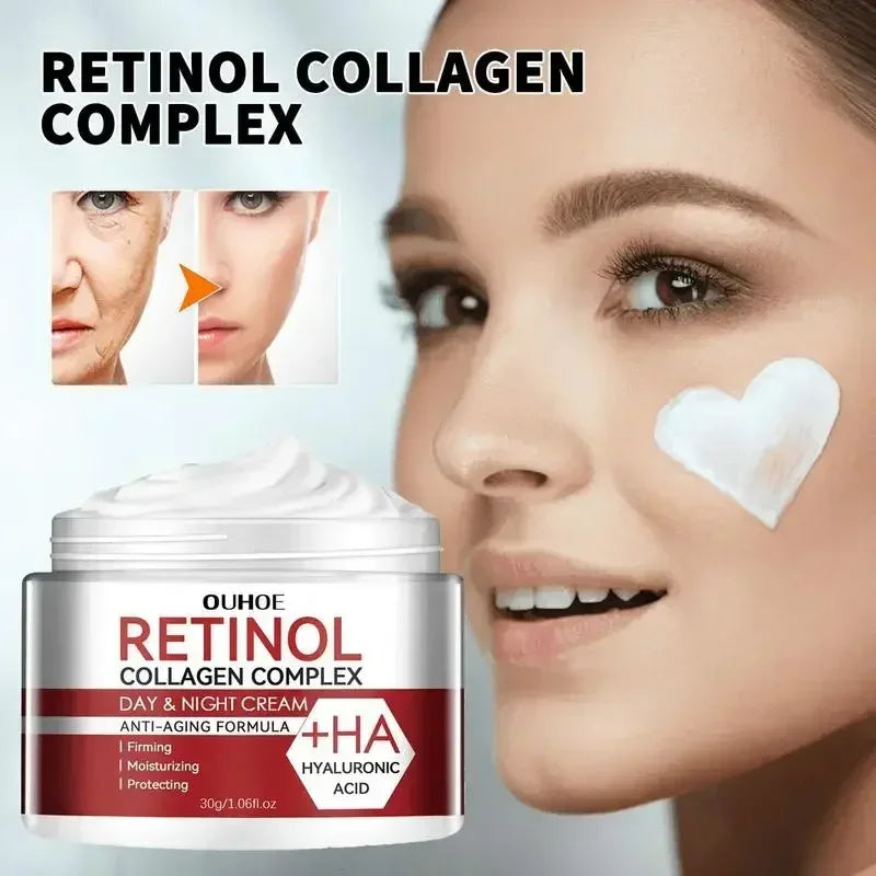 Retinol Face Moisturizing Cream With Vitamin C Licorice Root & Peony Extracts Night And Day Cream Reduce Fine Line For Women
