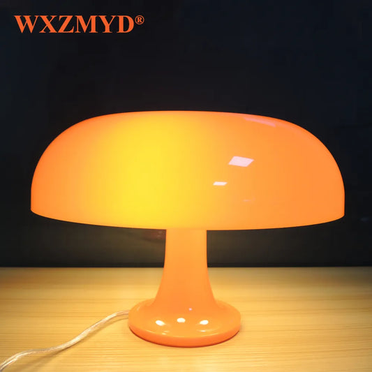 Modern Italy Designer LED Mushroom Table Lamp for Hotel Bedroom Bedside Living Room Decoration Lighting Minimalist Desk Lights