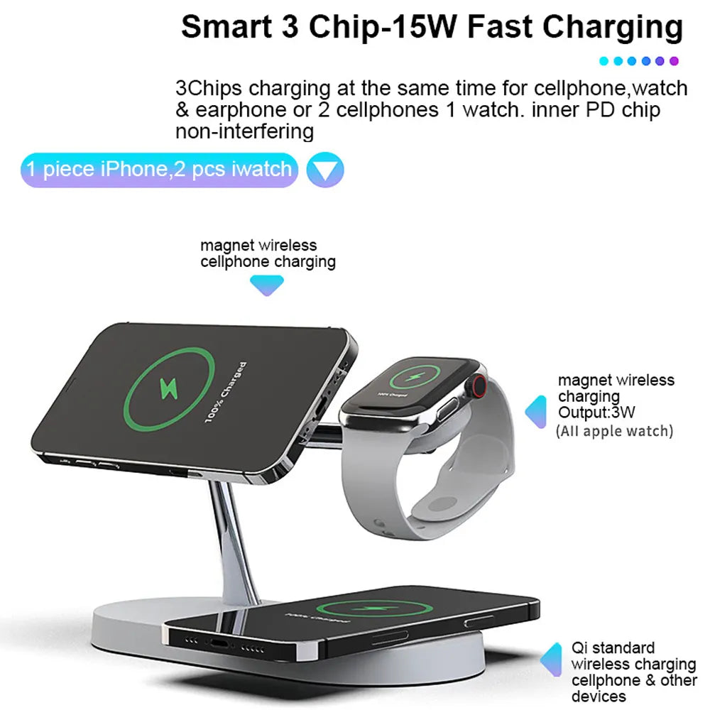 Wireless Chargers Stand For iPhone 13 14 Charger