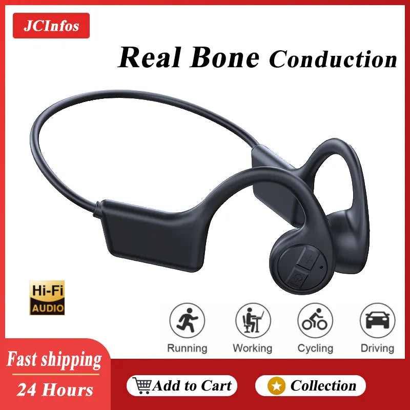 Headphones Bluetooth Wireless Sports Headset Noise Reduction