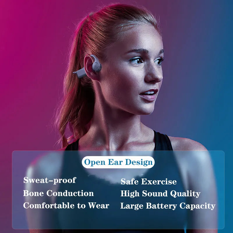 Headphones Bluetooth Wireless Sports Headset Noise Reduction