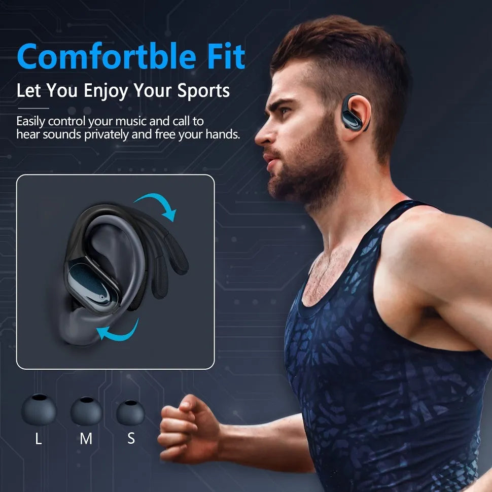 Bluetooth 5.3 Earphones True Wireless Headphones with Mic